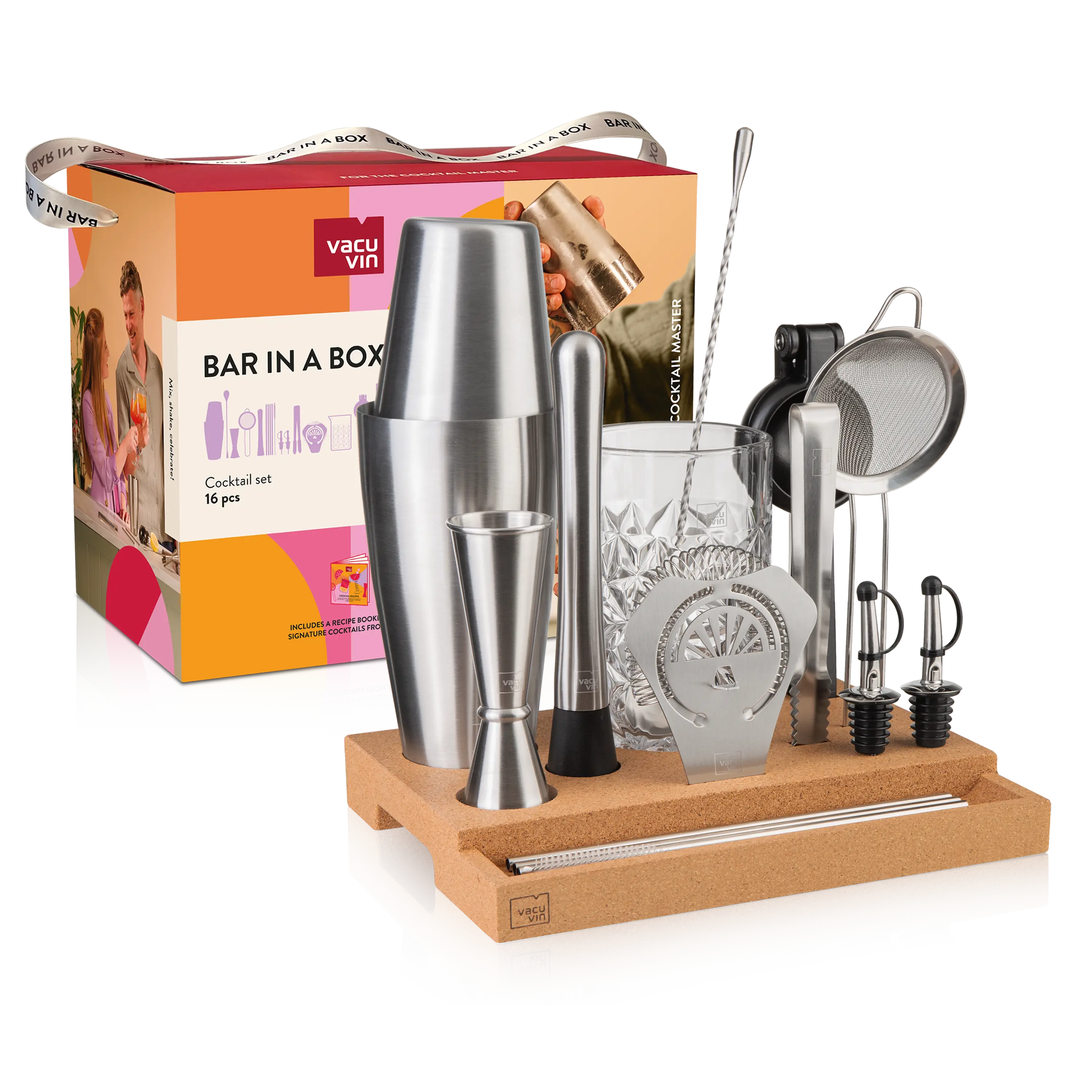 Cocktail Set Bar in a Box Master (16 pieces) | Vacu Vin BV