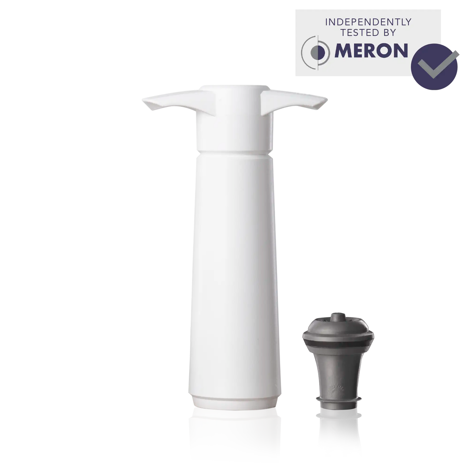 Vacu Vin Original Wine Saver white with 1 stopper with meron test claim