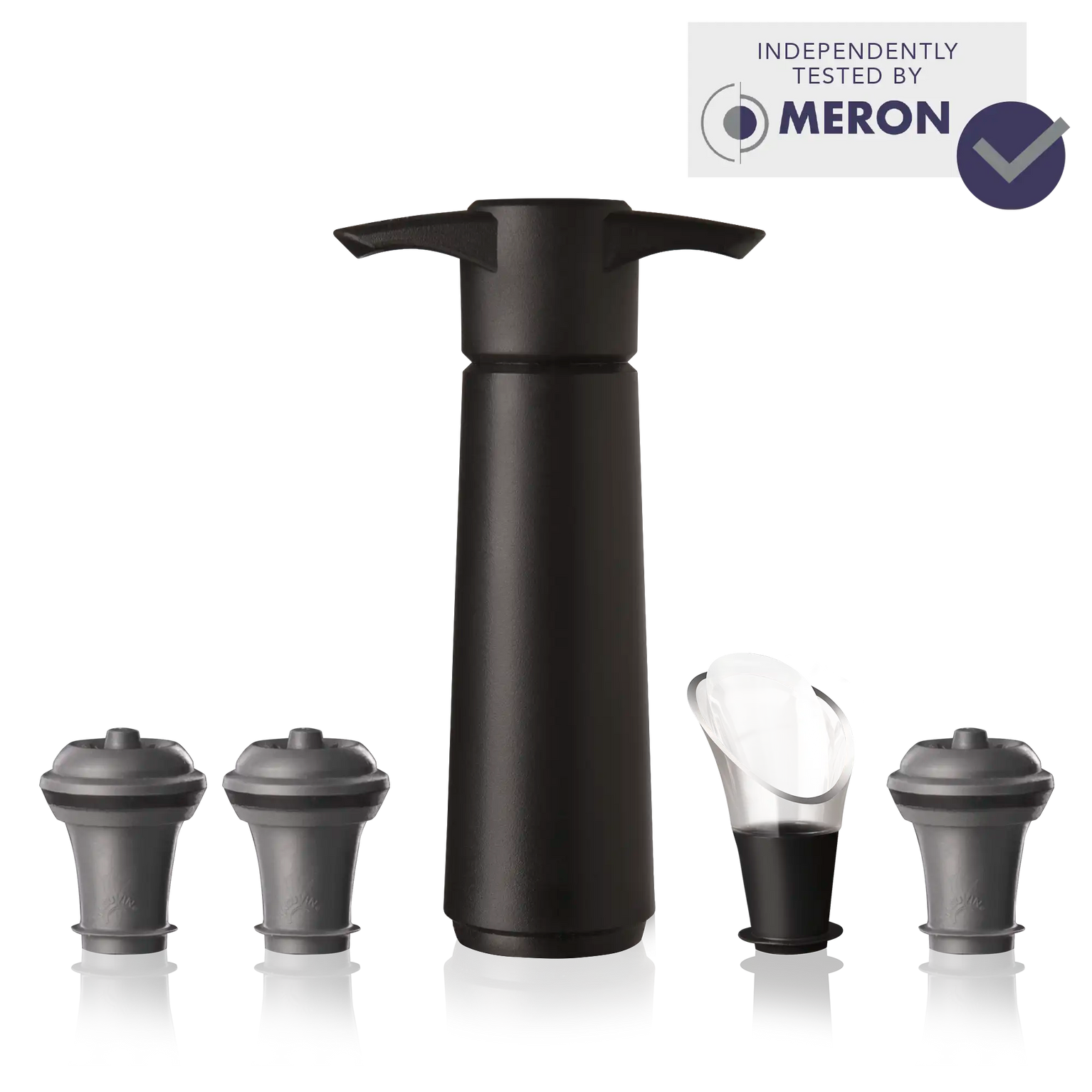 Vacu Vin wine saver original set with meron test claim