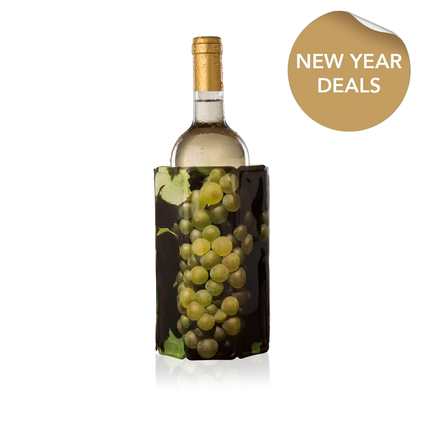 vacu vin wine cooler sleeve grapes with new year deals