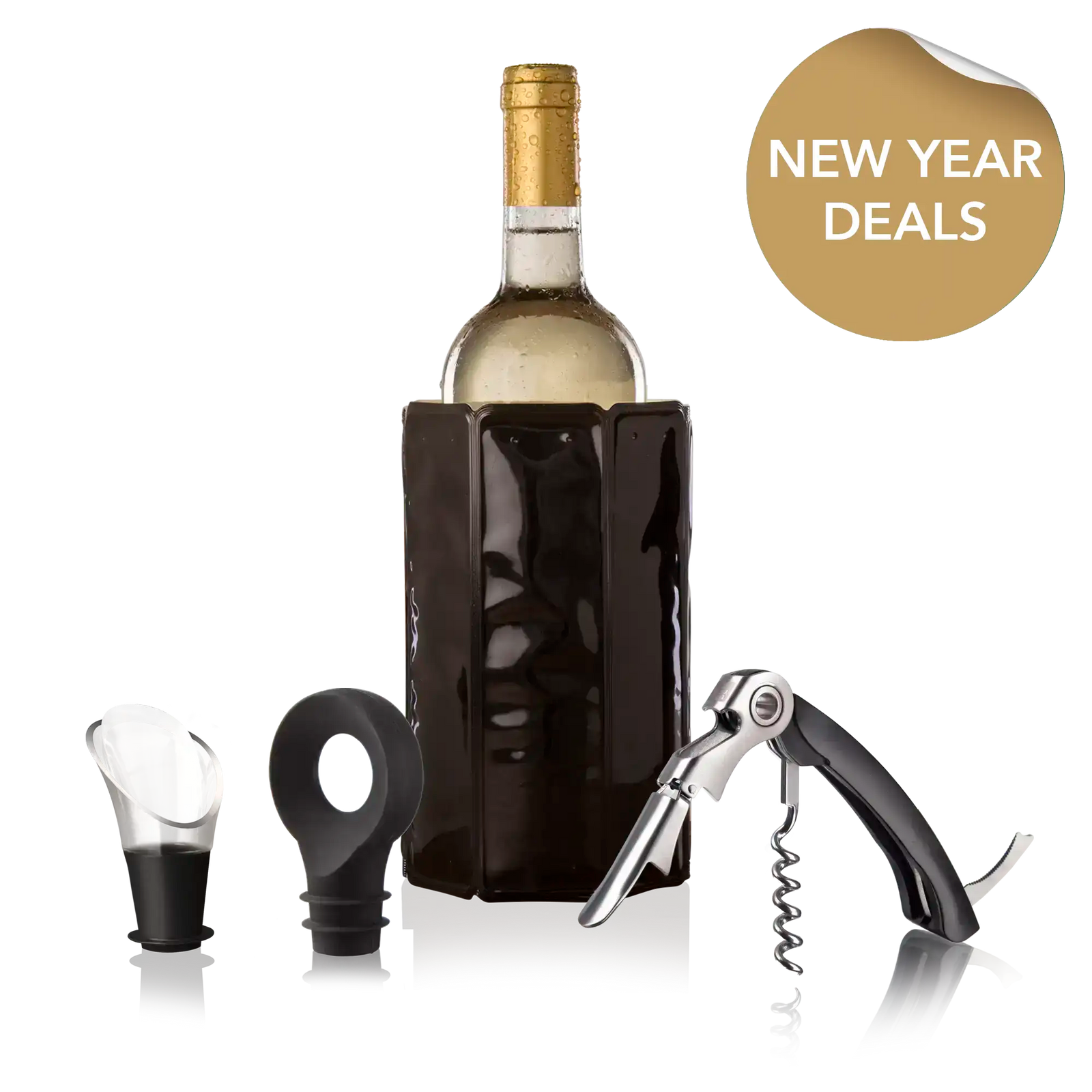 Vacu Vin Wine Set Classic with new year deals sticker