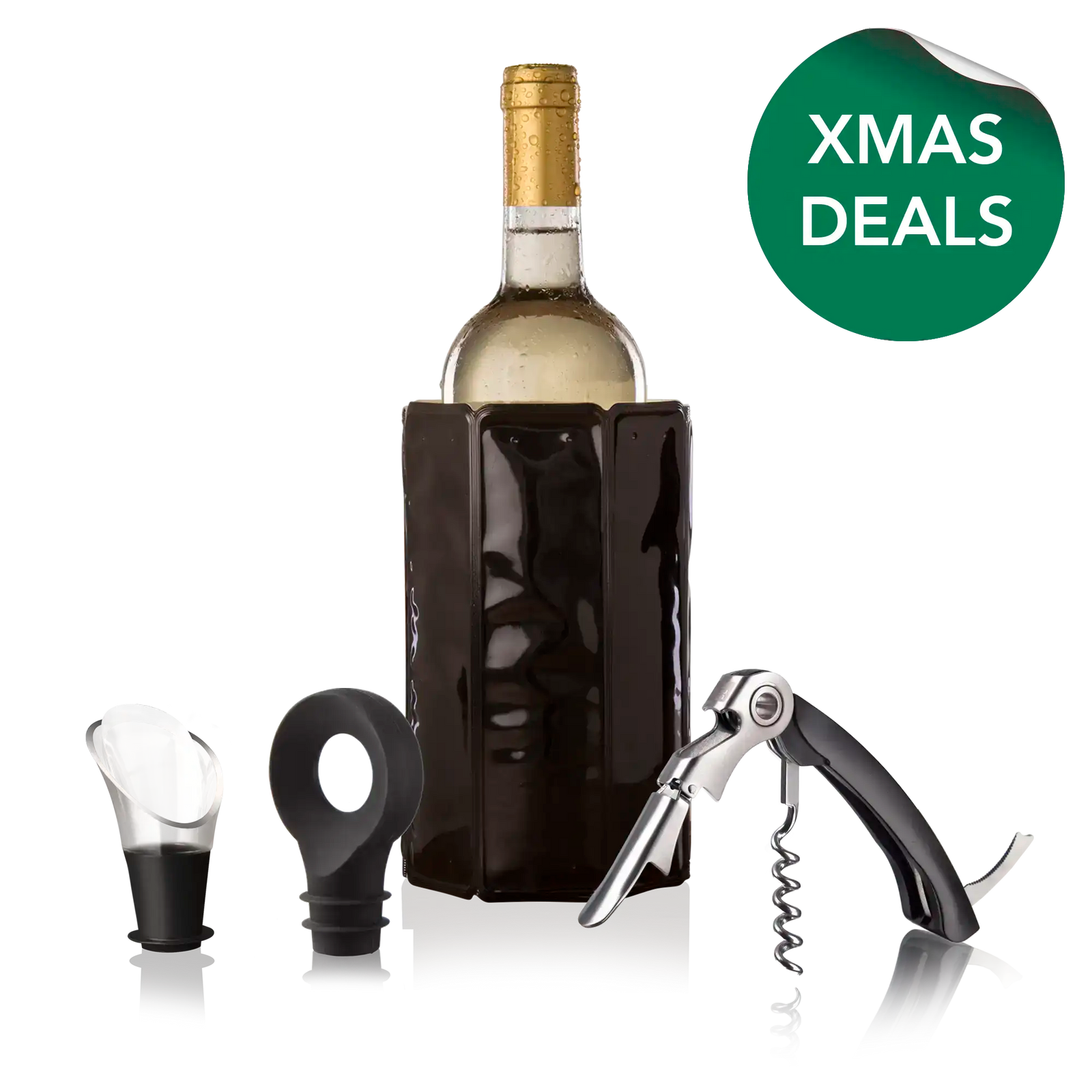 Vacu Vin Wine Set Classic with xmas deals sticker