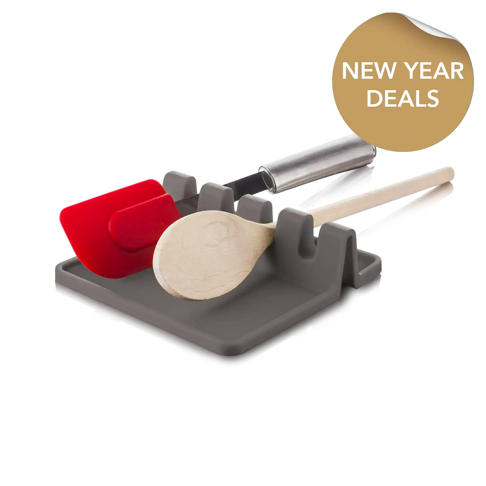vacu vin utensil rest with new year deals stickers