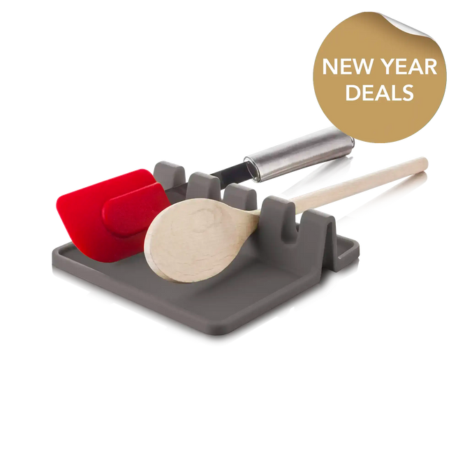 vacu vin utensil rest with new year deals stickers