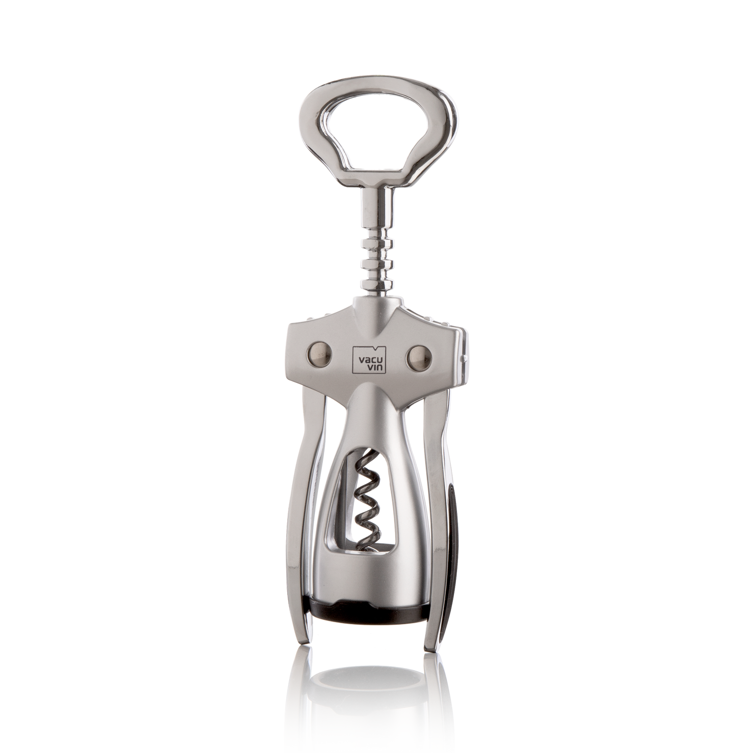 Vacu Vin Winged Corkscrew Silver