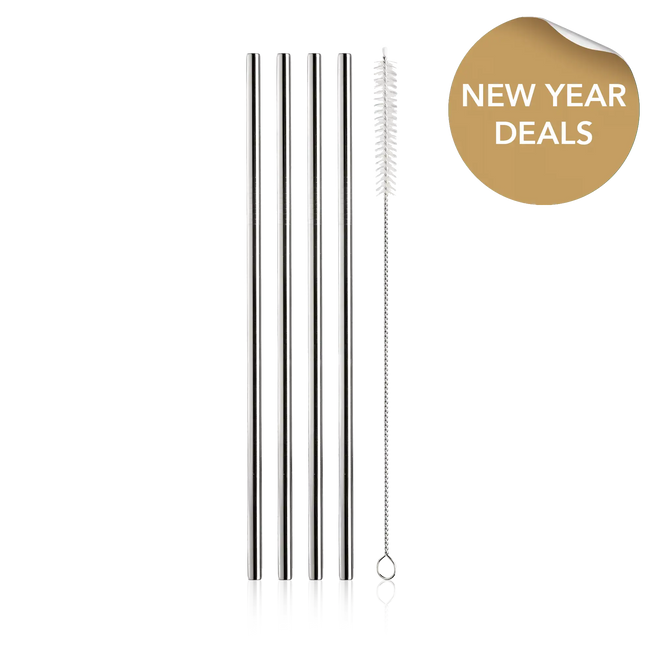 vacu vin straws with newyear deals sticker