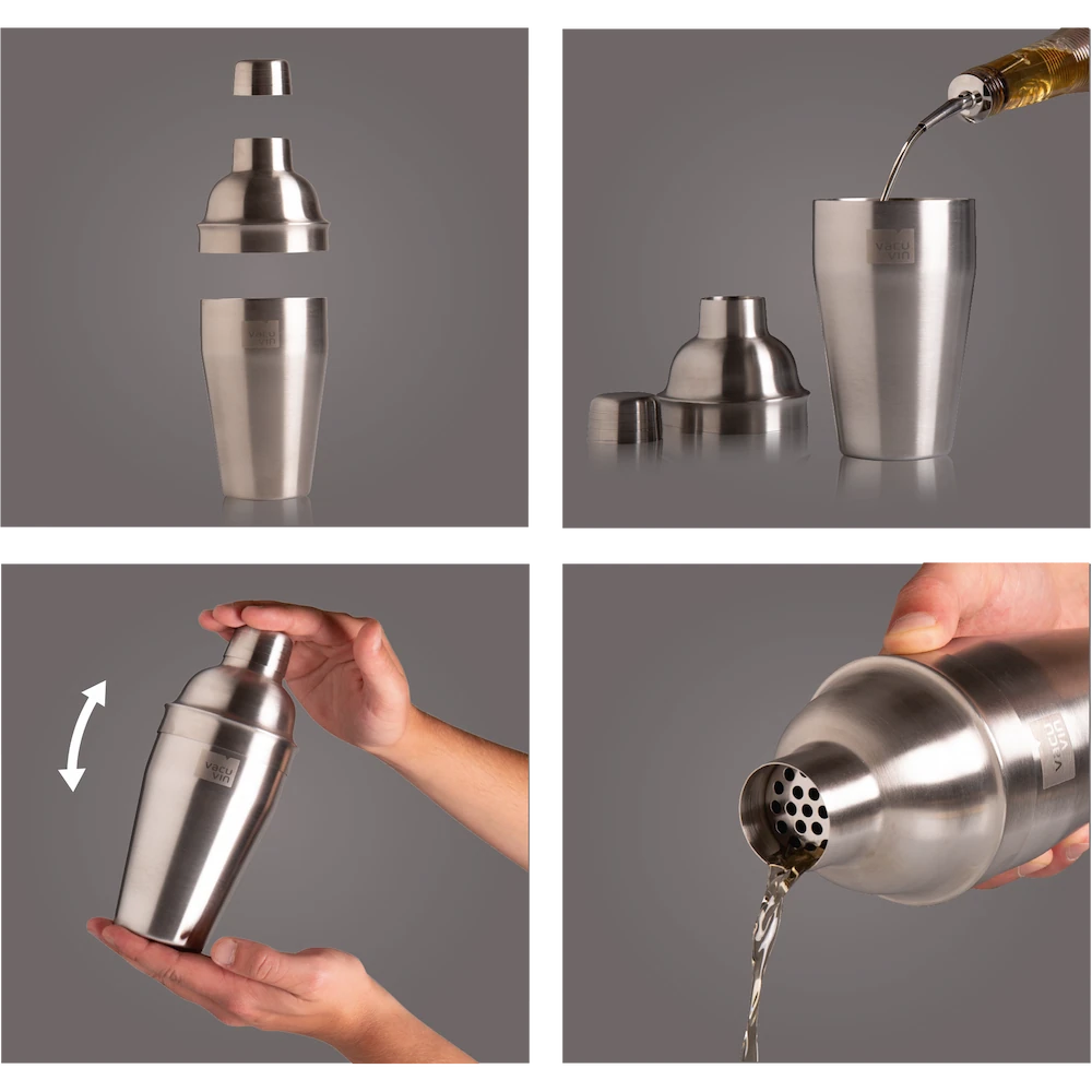 Vacu Vin Cocktail Shaker Stainless Steel