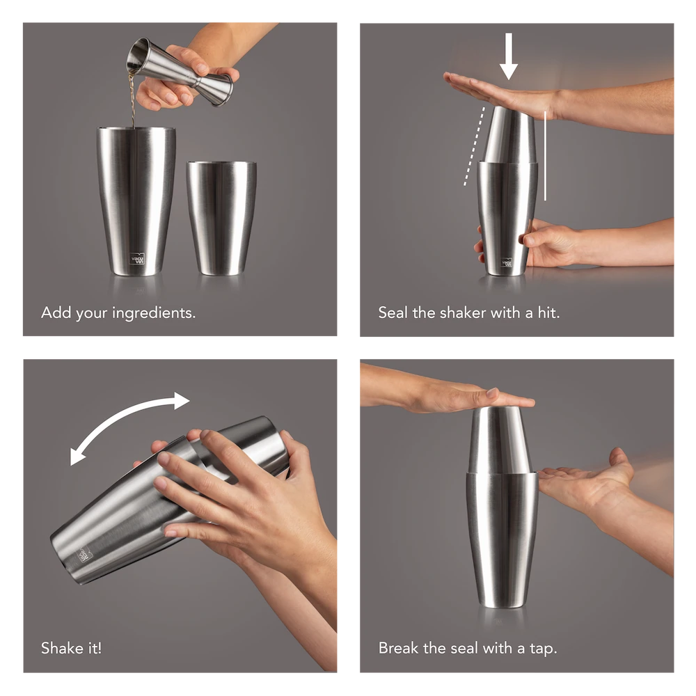 Coffret à Cocktail 7 Pièces Avec Socle En Bambou Argent - COOK CONCEPT Kv7303 3664944215271 Coffret à Cocktail 7 Pièces Avec Socle En Bambou Argent - COOK CONCEPT Kv7303 3664944215271