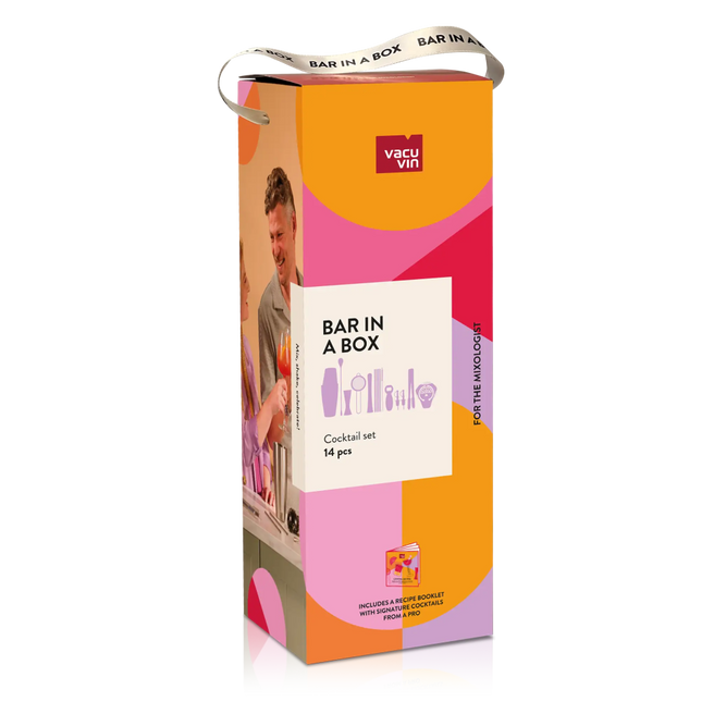 vacu vin bar in a box cocktail set 14 piecss mixologist