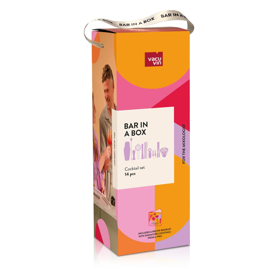 vacu vin bar in a box cocktail set 14 piecss mixologist