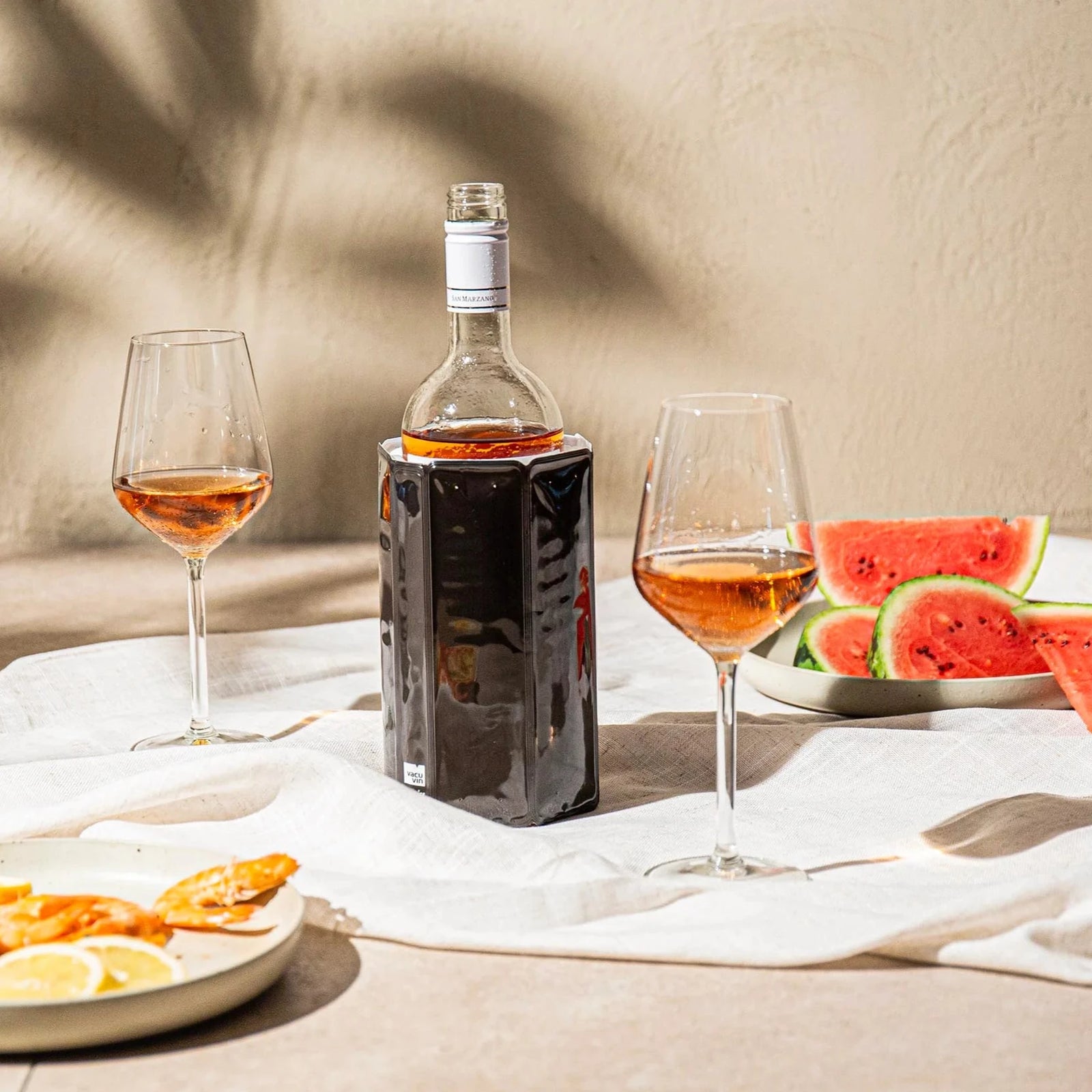 Wine Cooler Sleeve Black Vacu Vin BV