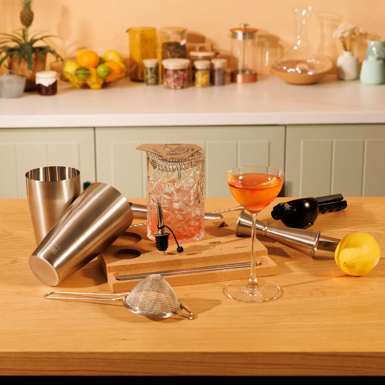 RVS cocktailset 7-delig zwart kopen? | De Horeca Bazaar RVS cocktailset 7-delig zwart kopen? | De Horeca Bazaar