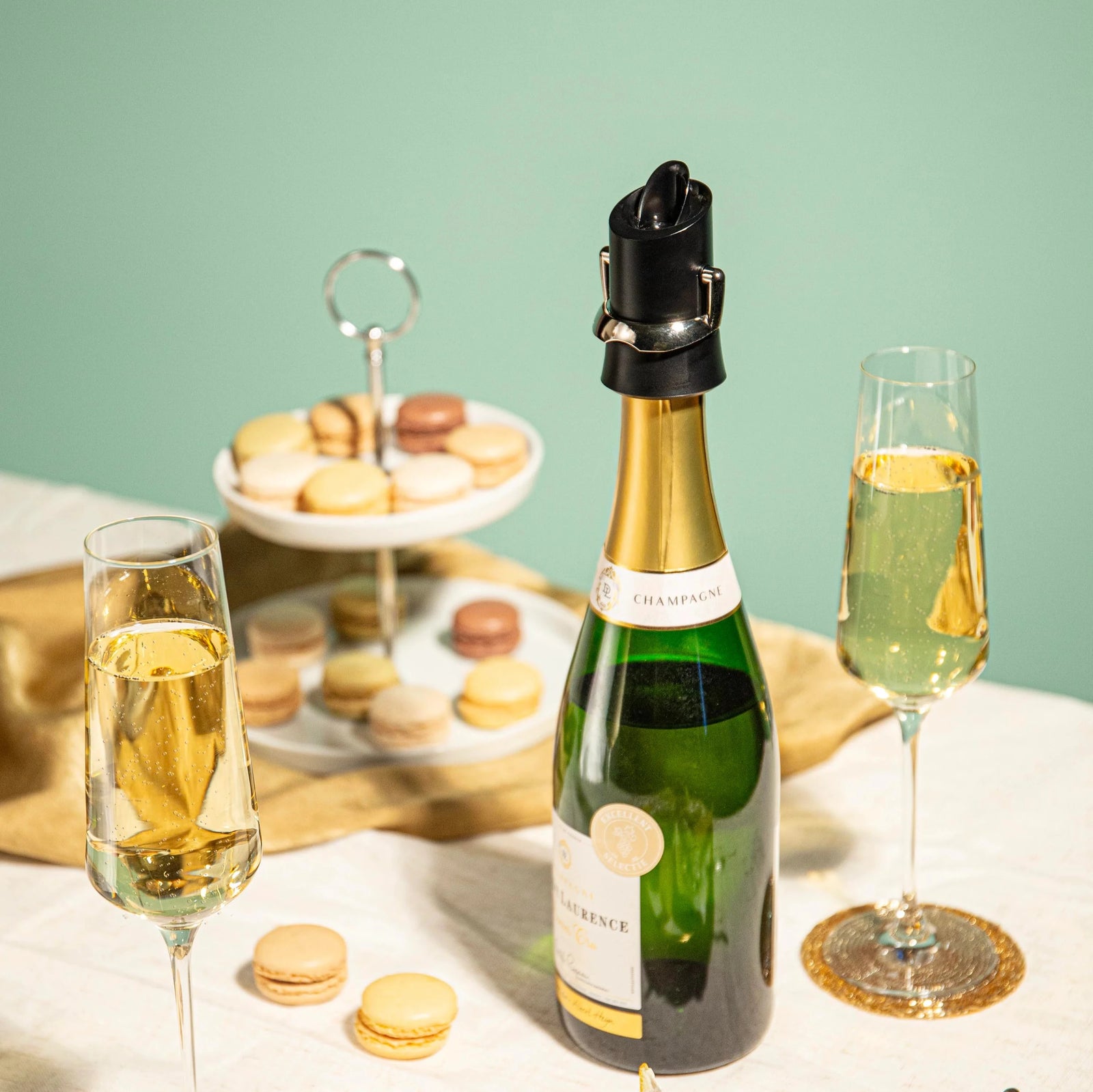 sekt aufbewahren Vakuumverschluss und -ausgießer für Sektflaschen