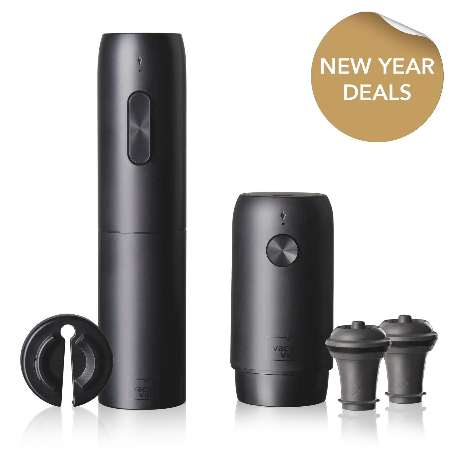 vacu vin electric wine saver and opener bundle with new year deals