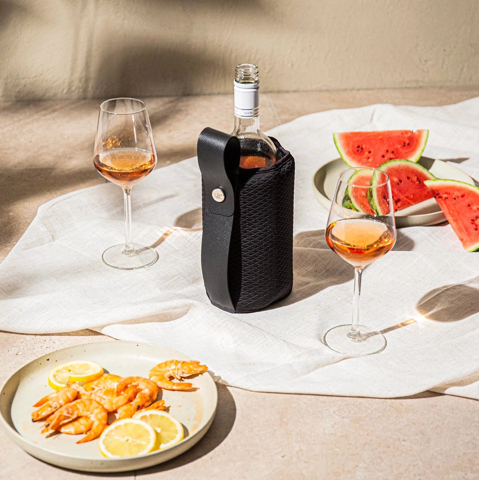 Vacu Vin Wine and Champagne Cooler Sleeve Artico