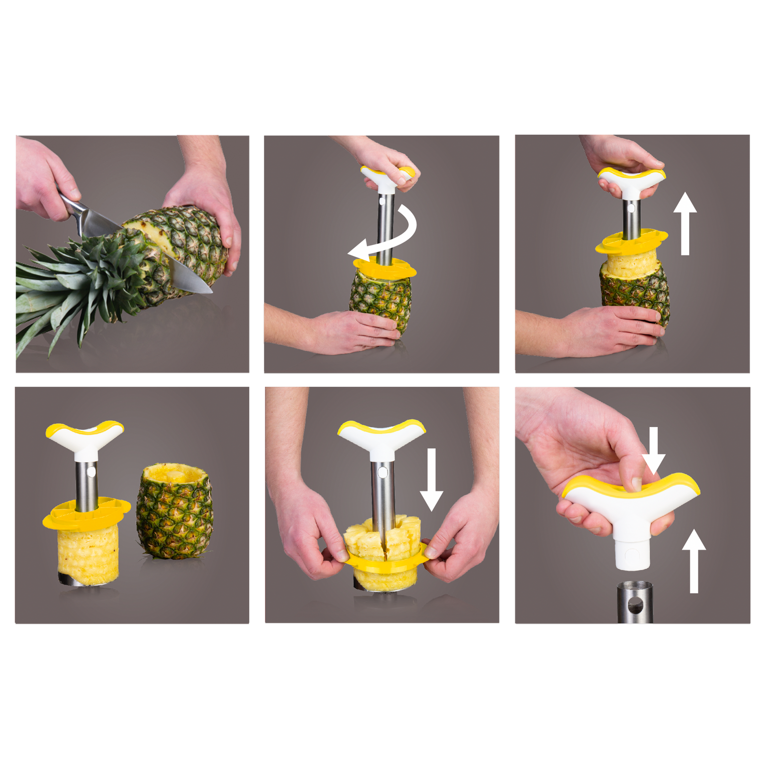 Pineapple Slicer and Wedger Stainless Steel