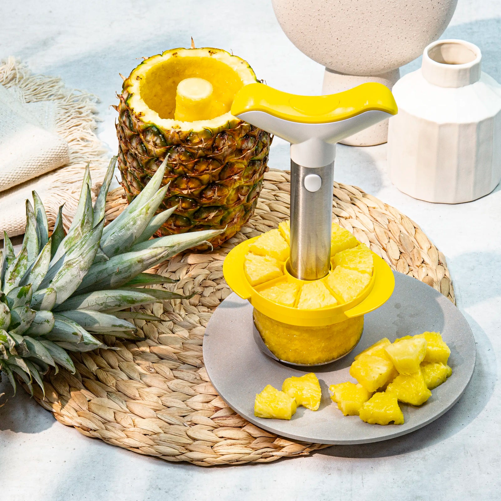 Pineapple Slicer and Wedger Stainless Steel