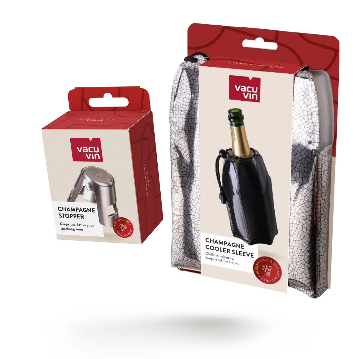 Champagne Cooler Sleeve + 1 free Champagne Stopper