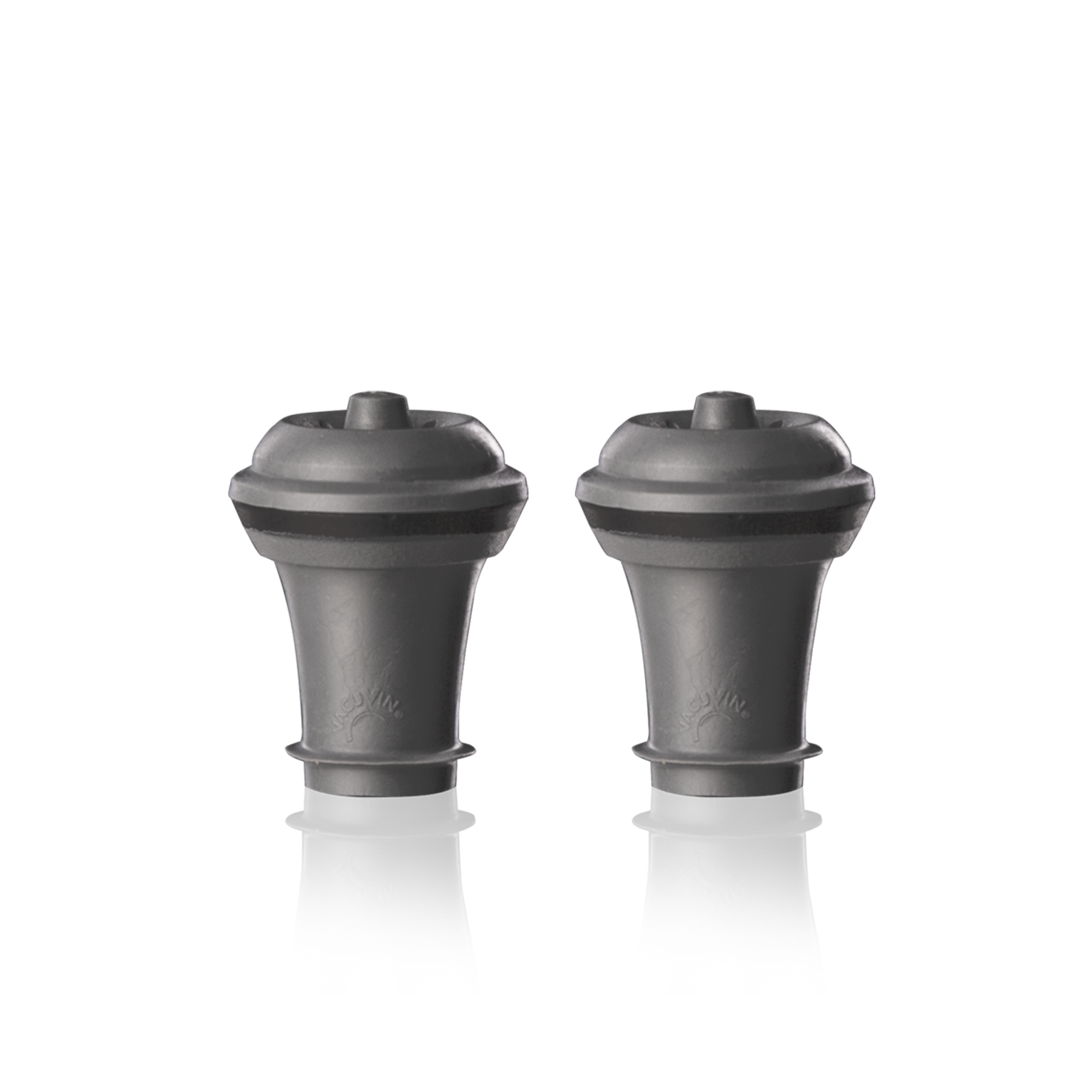 Vacu Vin Wine grey Stoppers Set Of 2