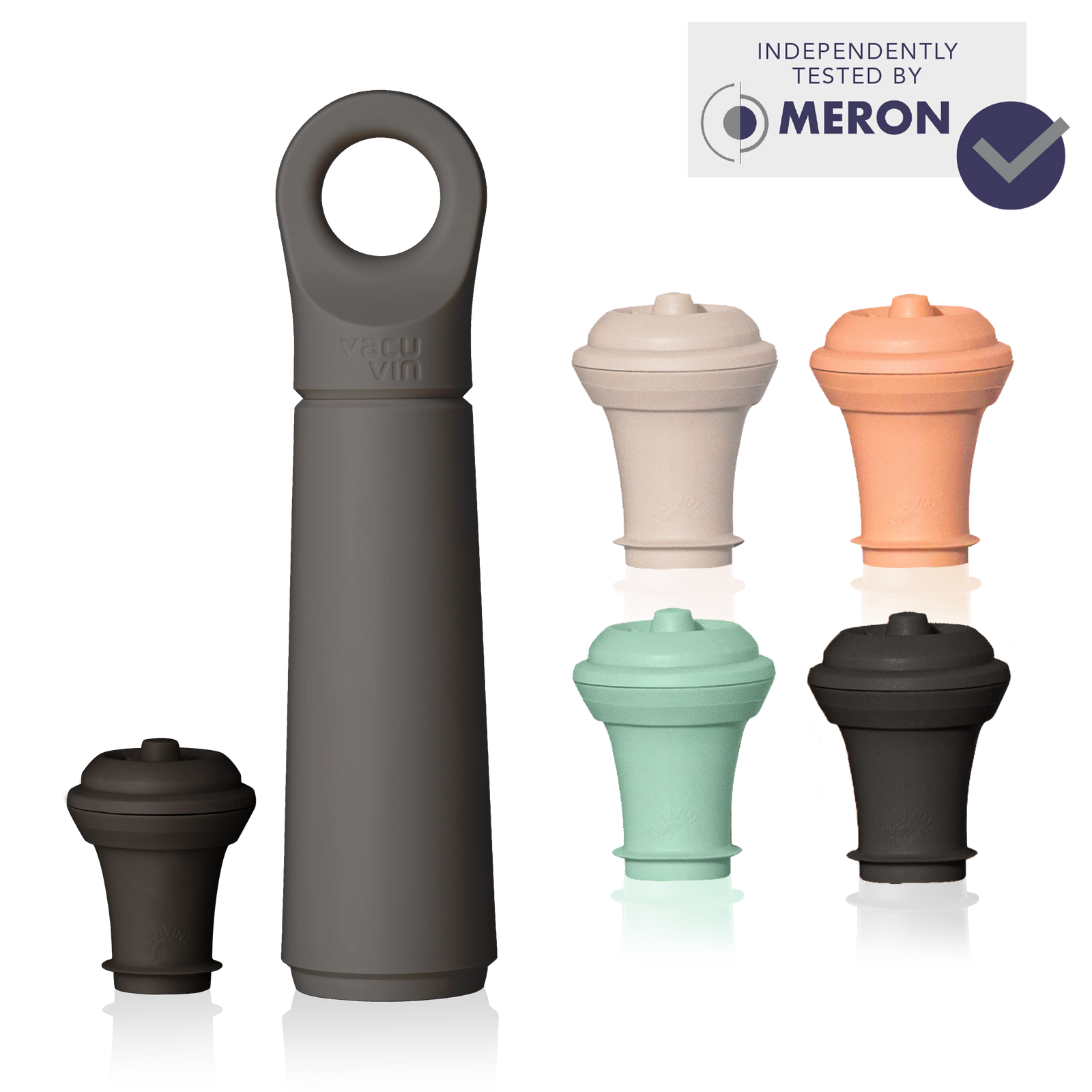 vacu vin wine saver loop with 4 free stoppers