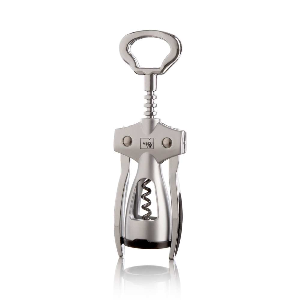 Vacu Vin Winged Corkscrew Silver