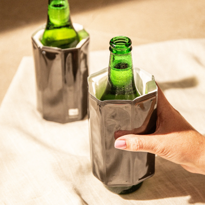 Vacu Vin Beer Cooler Sleeve Black