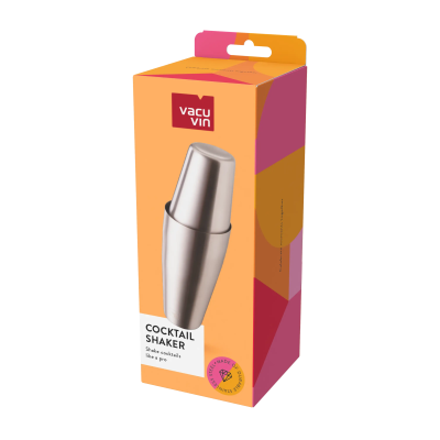 Vacu Vin Cocktail Shaker Tin on Tin Boston Stainless Steel