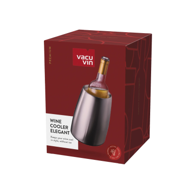 Vacu Vin Wine Cooler Elegant Stainless Steel