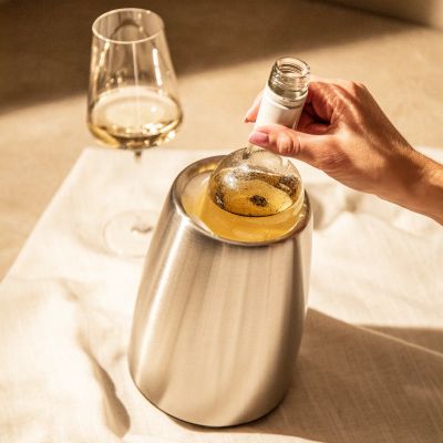 Vacu Vin Wine Cooler Elegant Stainless Steel