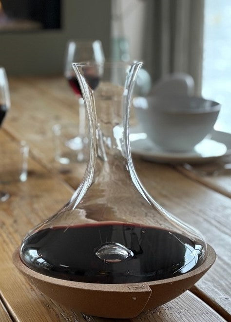 wein im dekanter aufbewahren Schwenkender Weindekanter