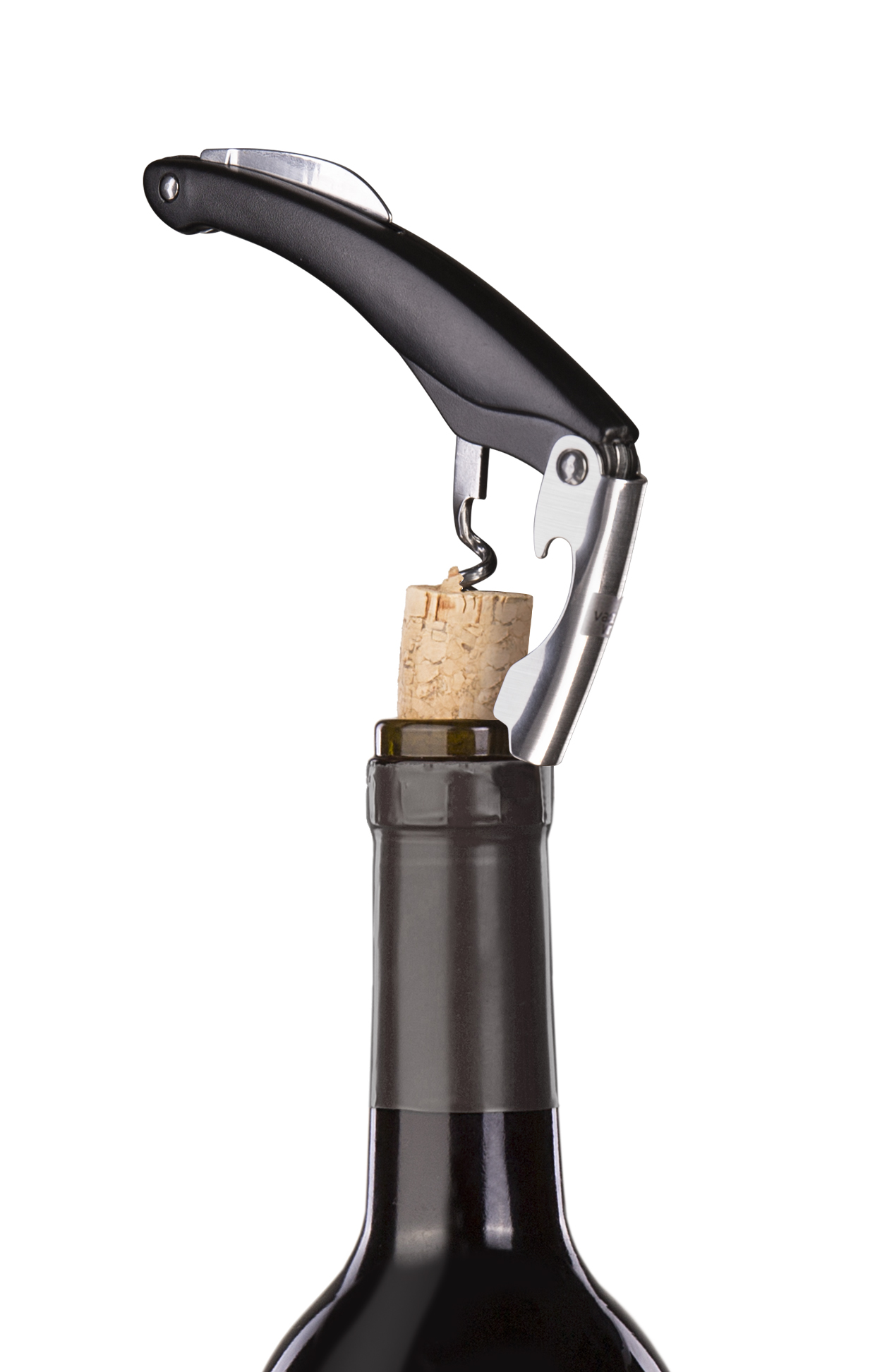 Corkscrew Waiter's Wine Bottle Opener Black - City Vino, Inc.