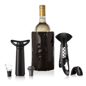 schwarz 5 X 8,5 X 22 cm Vacu Vin Wine Server und Saver 