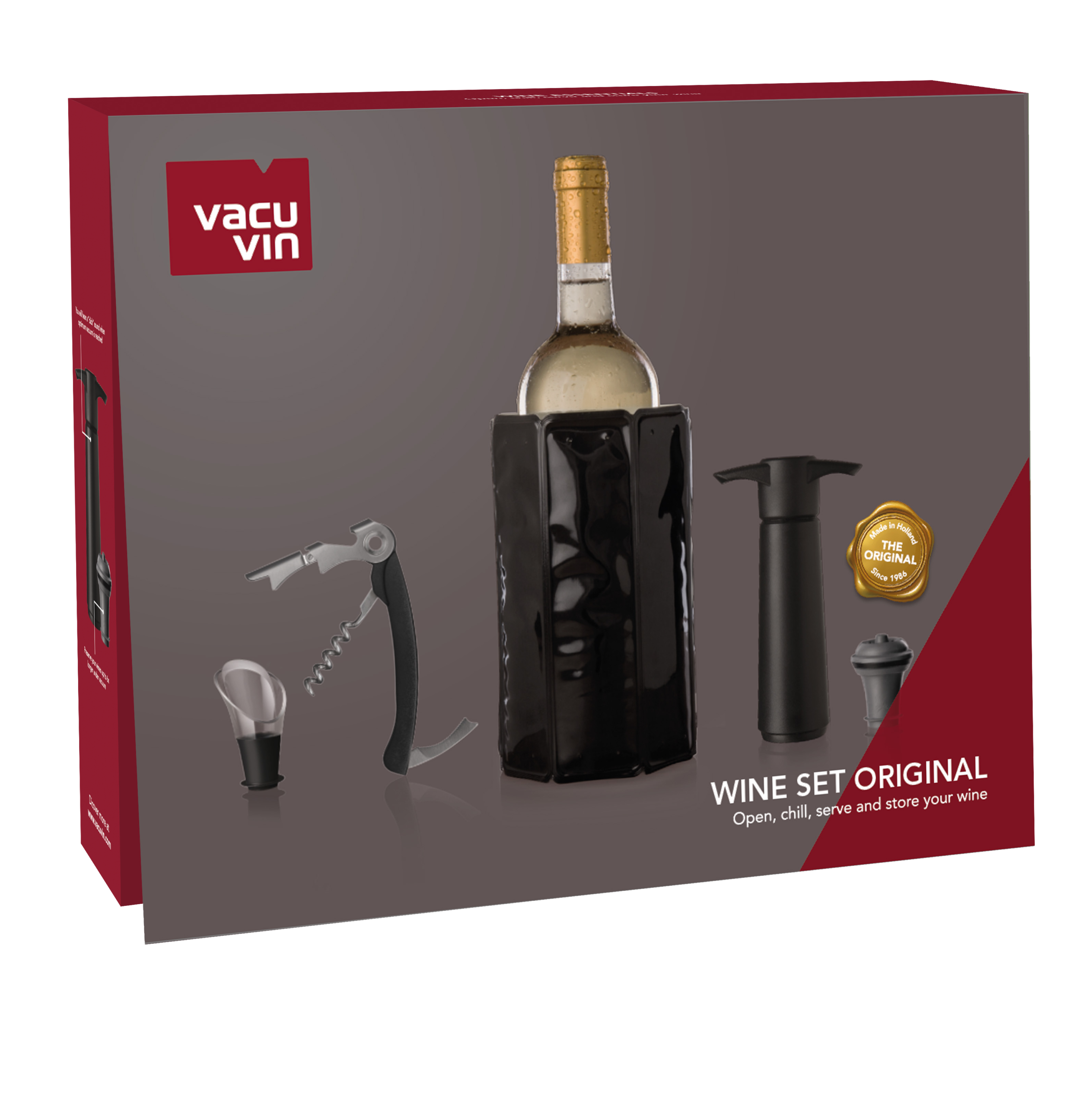 Vacu Vin 5-pc. Wine Preserver 0649360-USA, Color: St Steel - JCPenney